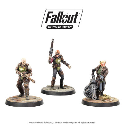 Fallout: Wasteland Warfare - Ack Ack, Sinjin &amp; Avery Inhalt