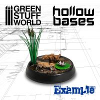 Hollow Plastic Bases - Black