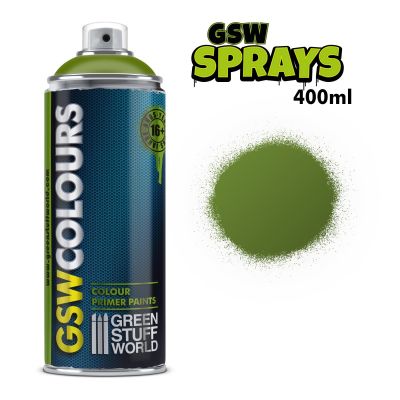 Spray Primer Colour Matt Green (400ml)