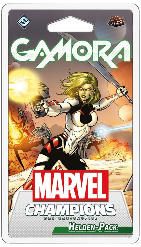 Marvel Champions: Das Kartenspiel - Gamora  verpackung vorderseite