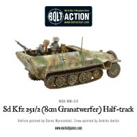 Sd.Kfz 251/2 Ausf D (8cm Granatwerfer) Half Track linke seite