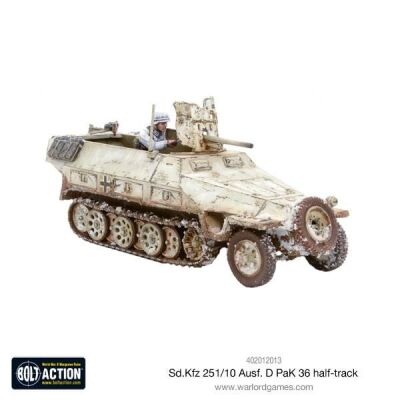 Sd.Kfz 251/10 ausf D (37mm Pak) Half Track bemalt tarnfarben winter