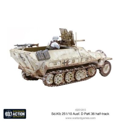 Sd.Kfz 251/10 ausf D (37mm Pak) Half Track bemalt tarnfarben winter