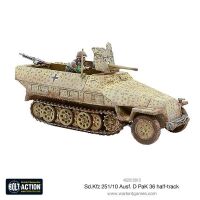 Sd.Kfz 251/10 ausf D (37mm Pak) Half Track bemalt tarnfarben flecktarn