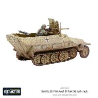 Sd.Kfz 251/10 ausf D (37mm Pak) Half Track bemalt tarnfarben flecktarn