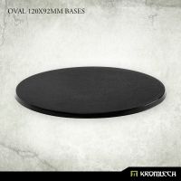 Oval 120x92mm Bases