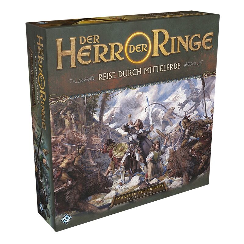 Herr der Ringe: Reise durch Mittelerde Schatten des Krieges verpackung vorderseite