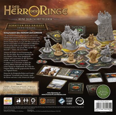Herr der Ringe: Reise durch Mittelerde Schatten des Krieges r&uuml;ckseite details