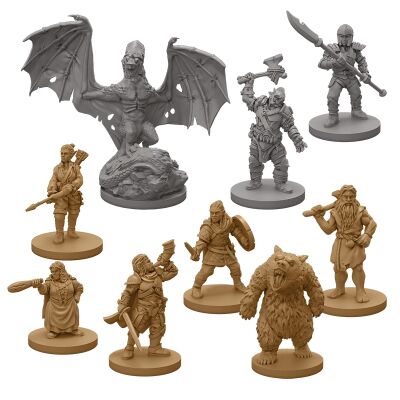 Herr der Ringe Reise durch Mittelerde miniaturen unbemalt