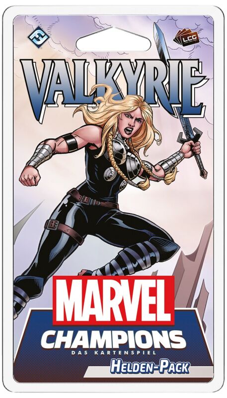 Marvel Champions: Das Kartenspiel - Valkyrie  verpackung vorderseite