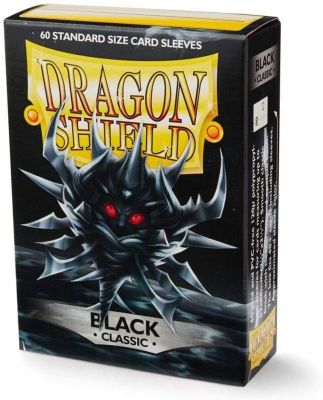 Dragon Shield 60 Classic - Black (60 Sleeves)