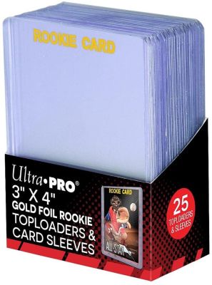 3" X 4" Rookie 35PT Toploader with Card Sleeves 25ct