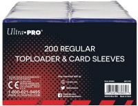 3 x 4 Regular Toploaders &amp; Card Sleeves (200 count retail pack)