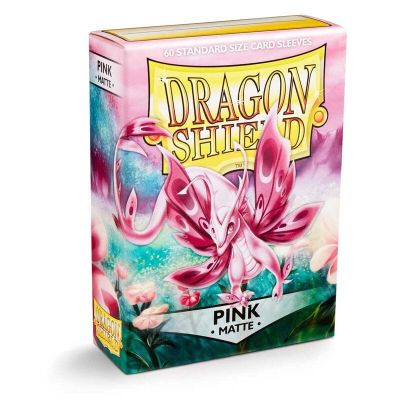 Dragon Shield Standard Sleeves - Matte Pink (60 Sleeves)