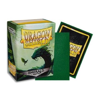 Dragon Shield Matte Sleeves - Emerald (100 Sleeves)
