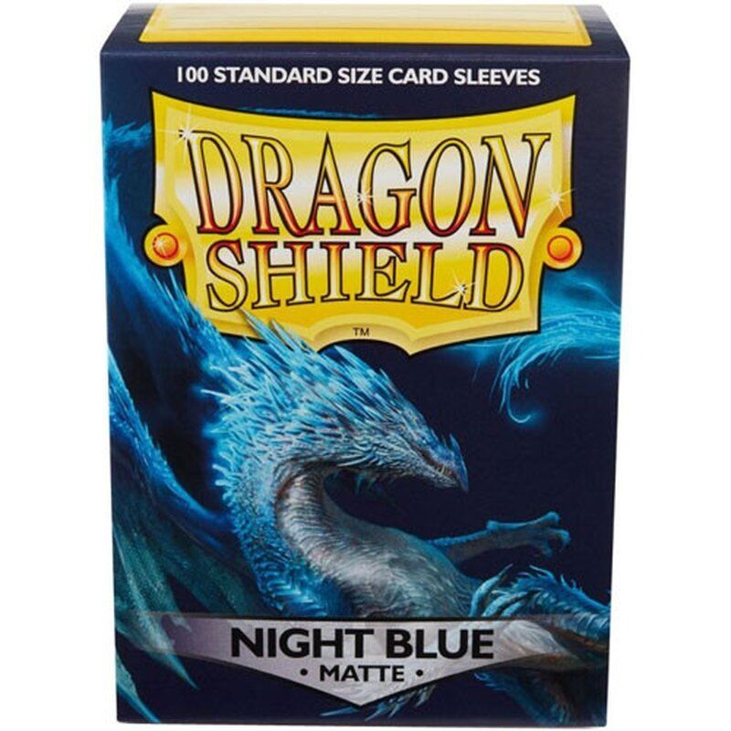 Dragon Shield Standard Matte Sleeves - Night Blue (100 Sleeves) NEU/OVP