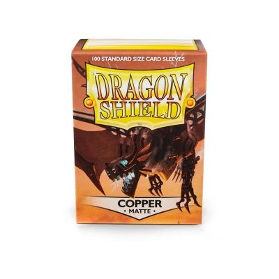 Dragon Shield Standard Matte Sleeves - Copper Draco Primus (100 Sleeves)