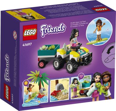 LEGO Friends - 41697 Schildkr&ouml;ten-Rettungswagen Verpackung R&uuml;ckseite