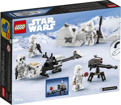 LEGO Star Wars - 75320 Snowtrooper Battle Pack Verpackung R&uuml;ckseite