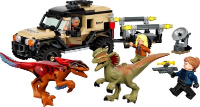 LEGO Jurassic World - 76951 Pyroraptor & Dilophosaurus Transport Inhalt