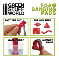 Foam Sanding Pads 180 Grit