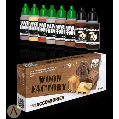 Wood Factory Paint Set (8x17ml)