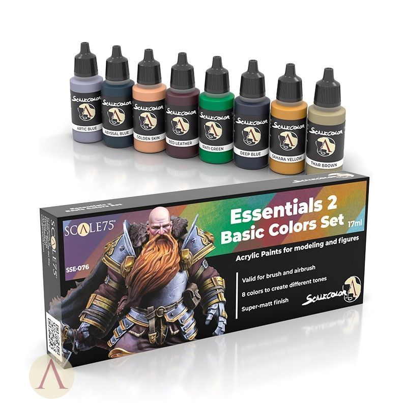 Essentials Basic Colors Paint Set 2 (8x17ml)