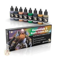 Essentials Basic Colors Paint Set 2 (8x17ml)