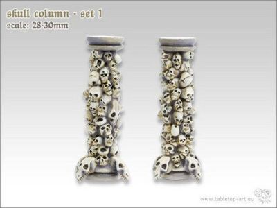 Skull Columns - Set 1 (2)