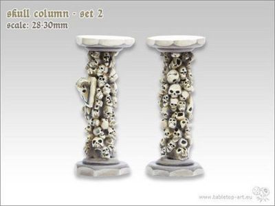 Skull Columns - Set 2 (2)