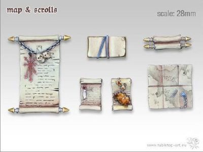 Maps and Scrolls - Set 1 (6)