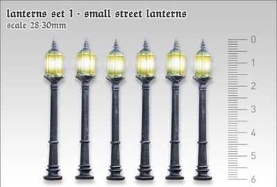 Lanterns Set 1 - Small Street Lanterns (6)