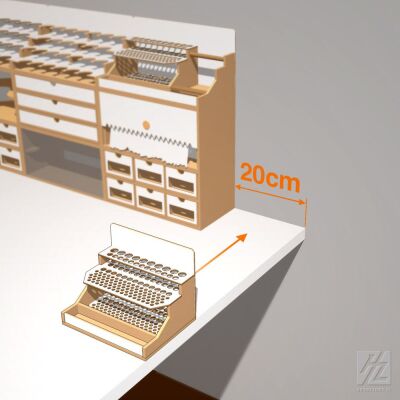 Pinsel- und Werkzeughaltermodul (20cm)