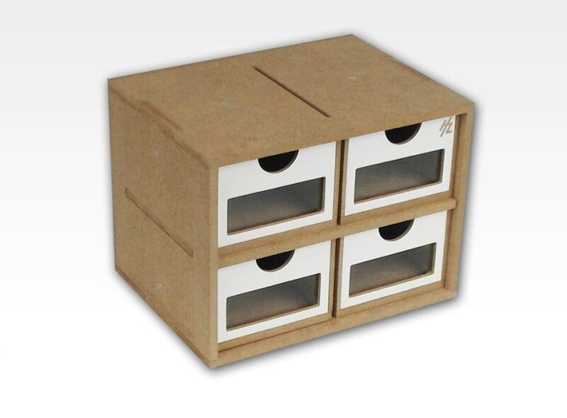 Schubladenmodul 4er (20cm)