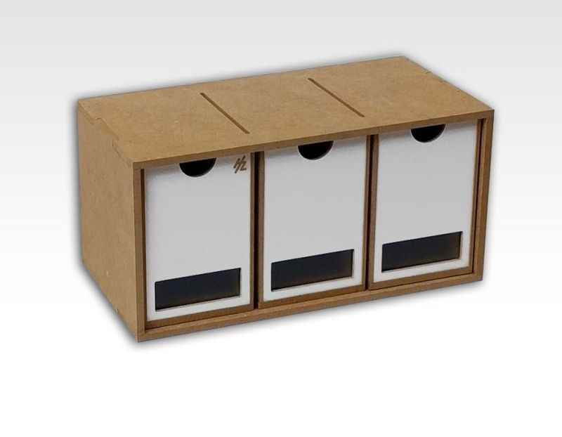 Schubladenmodul 3er (30cm)