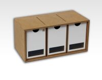 Schubladenmodul 3er (30cm)
