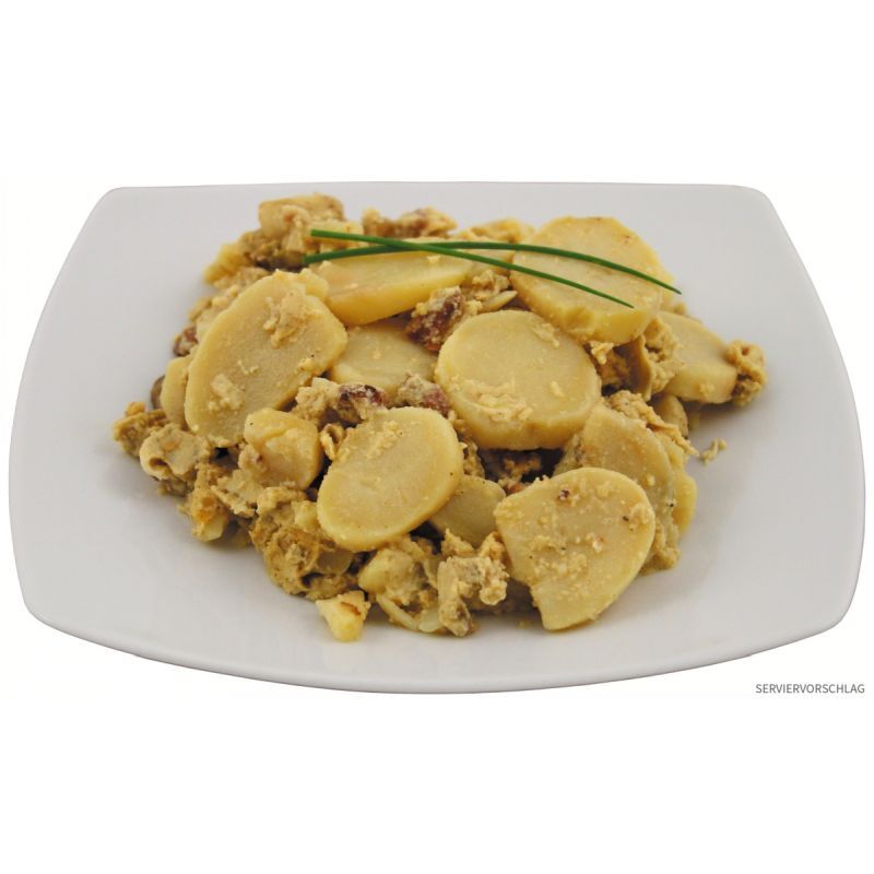 Bratkartoffeln mit Speck und Ei (400g)