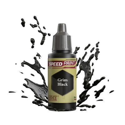 Grim Black (18ml) The Army Painter Speedpaints Acrylfarbe
