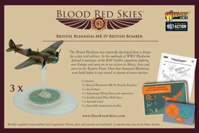 Blood Red Skies Bristol Blenheim MKIV British Bomber Flieger Flugzeug Krieg Englisch