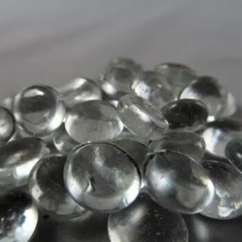 Gaming Glass Stones in Tube - Clear (40)