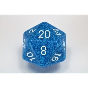 Speckled 34mm 20-Sided Dice - Water
