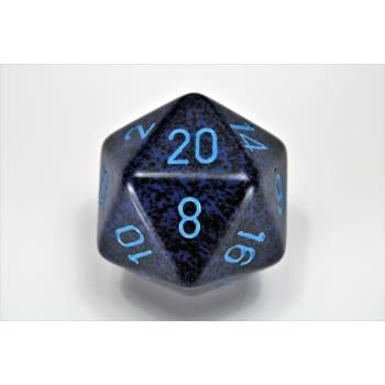 Speckled 34mm 20-Sided Dice - Cobalt