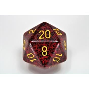 Speckled 34mm 20-Sided Dice - Mercury