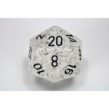 Speckled 34mm 20-Sided Dice - Arctic Camo