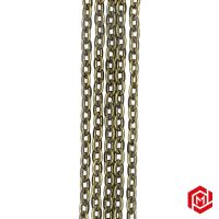 MiniatureAid Metallkette Bronzefarben aufgereiht