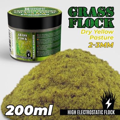 Flock 2-3mm - Dry Yellow Pasture (200ml)