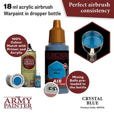 Air Crystal Blue (18ml) The Army Painter Airbrush Acrylfarbe