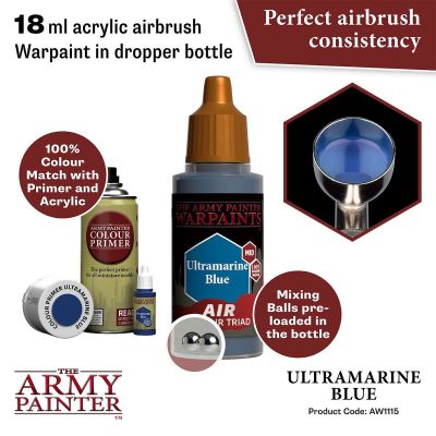 Air Ultramarine Blue (18ml) The Army Painter Airbrush Acrylfarbe
