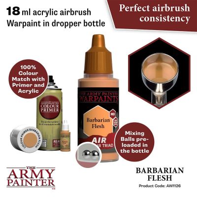 Air Barbarian Flesh (18ml) The Army Painter Airbrush Acrylfarbe