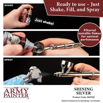 Air Shining Silver (18ml) The Army Painter Airbrush Acrylfarbe